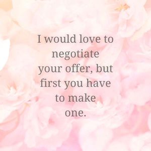 Don’t be nervous & pass up something that will make you happy. Make me an offer!